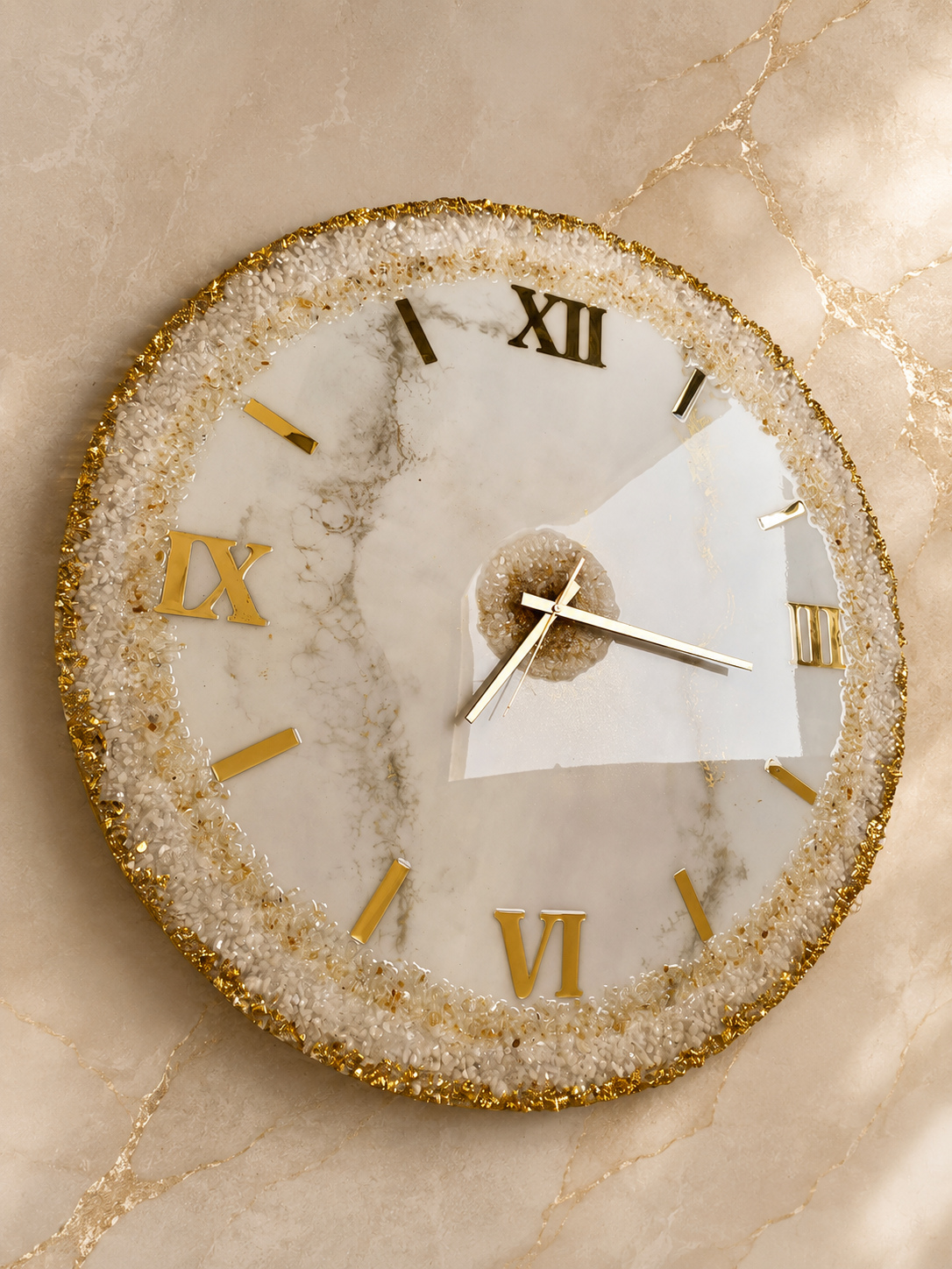 Reloj decorativo de alta gama en resina